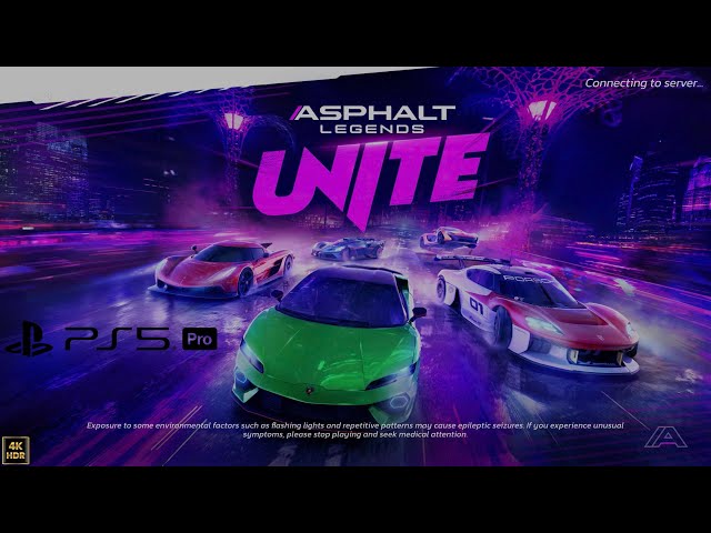 ASPHALT LEGENDS UNITE PS5 PRO ENHANCED GAMEPLAY 4K QUALITY