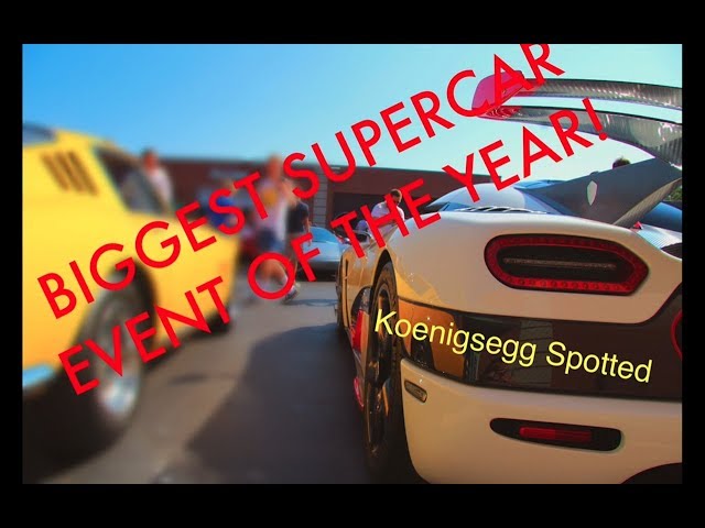 KOENIGSEGG ONE:1 SPOTTED! | Concours D'elegance @ Lake Forest Sports Cars | NoBrakesAllowed