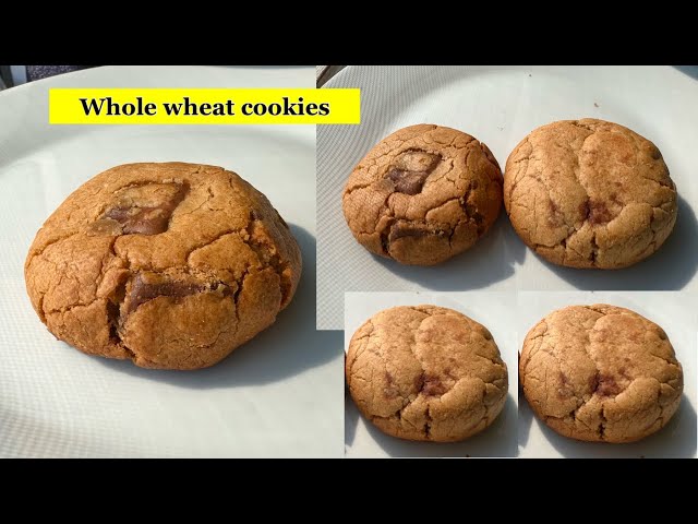 Whole wheat cookies recipe | atta cookies recipe | atta biscuits recipe | ata cookies | cookies