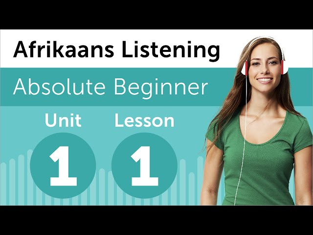 Afrikaans Listening Practice - At a South African Bookstore