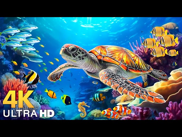 Dive Into the Mesmerizing Underwater Realm-Marvel at Sea Animal in The Best 4K ULTRA HD Aquarium #11