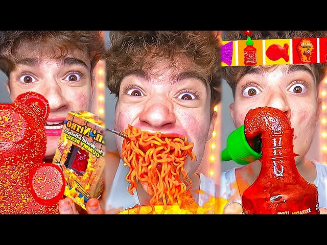 Extreme SPICY Food Challenge