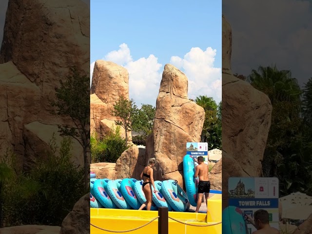 ✨⚡ incredibleTower Falls Water Slide Fun - Amazing Water World Memories 🌞🌈 #waterslide #waterpark