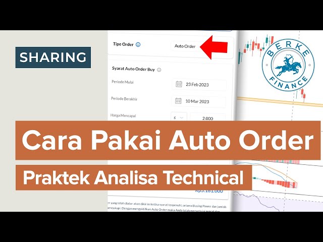 Cara Pakai Auto Order (Praktek Analisa Teknikal Saham)