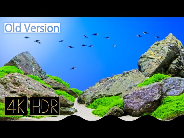 [Old Ver.] It's like a fish flying in the sky • Fixed 30minutes 4K HDR 60fps • Water sound