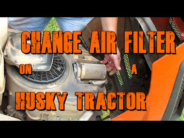 Change the Air Filter on a Husqvarna YTH22V46 Yard Tractor