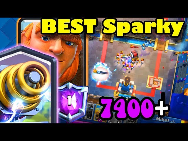 🔥 Best Sparky Giant DECK Ever 👈 7200 Ladder Pushing - Clash Royale