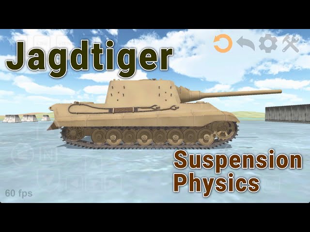 Jagdtiger suspension physics