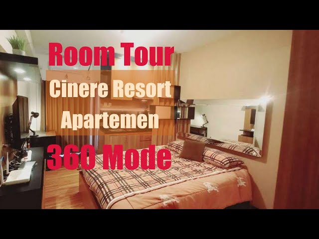 Room Tour Sewa studio full furnish Cinere Resort Apartemen | 360 Mode