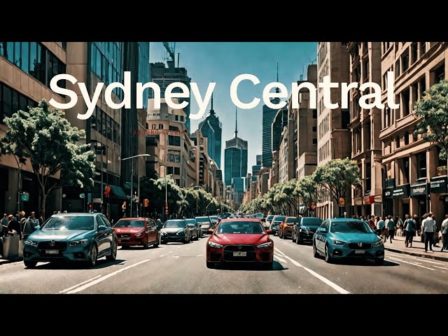 Sydney City Drive | Redfern to Sydney CBD via Surry Hills & Central | 4K 60FPS HDR 🚗🌆