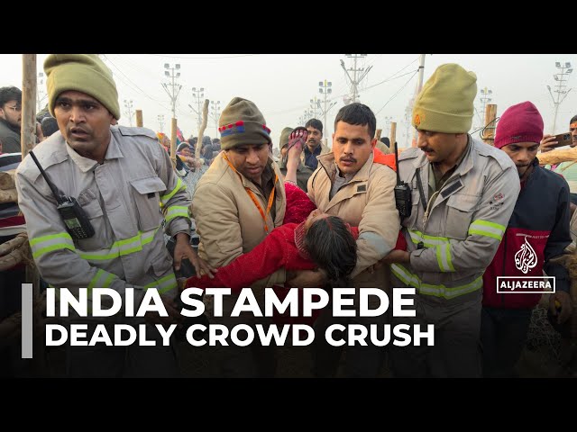 Several people killed in a crowd crush at India’s Mahakumbh religious festival