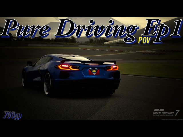 Gran Turismo 7 -  C8 Corvette 700pp Street Racing POV PS5 Gameplay 4K60fps HDR [Pure Driving]