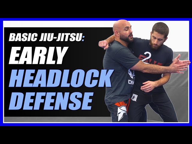 Early Headlock Defense / Escape - Brazilian Jiu Jitsu