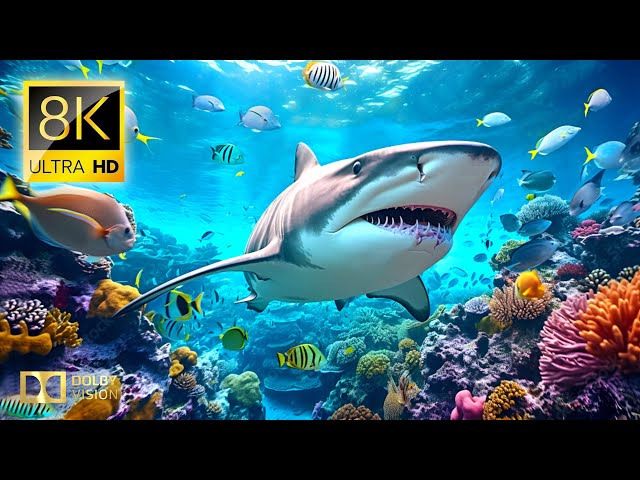 Unveiling the Majesty of Sharks in Stunning 8K HDR Ultra HD | Get Ready for an Oceanic Adventure!