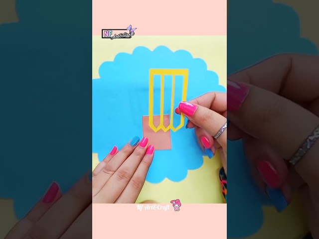 kawaii paper craft #teachersdaycraft #satisfying #youtube shorts #shorts #love #art #craft #cards