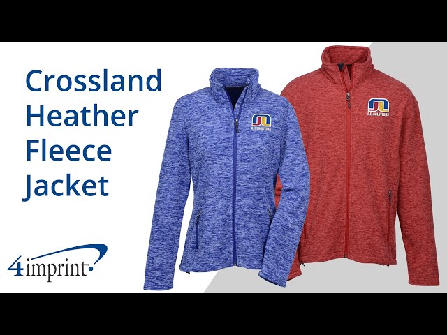 Crossland Heather Fleece Jacket - Custom Jacket by 4imprint