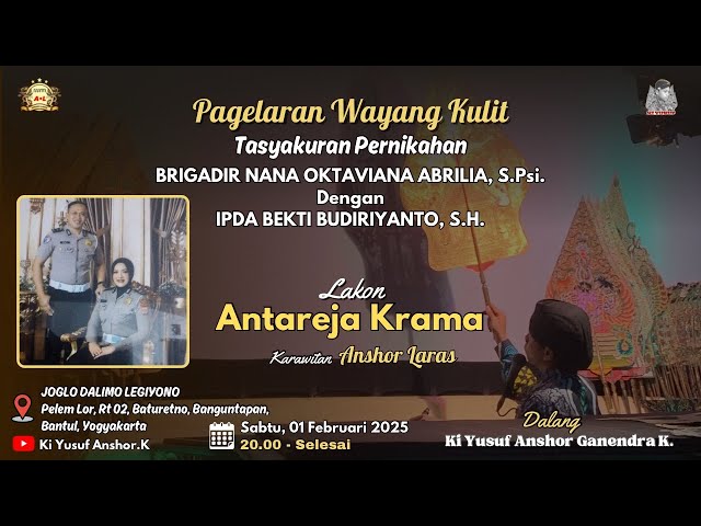 LIVE WAYANG KI YUSUF   / ANTAREJA KRAMA /  PELEM LOR, BATURETNO, BANGUNTAPAN, BANTUL