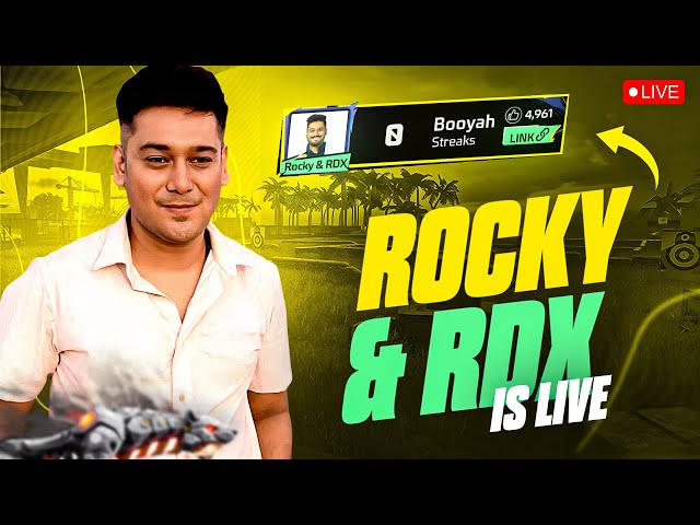 Booyah Streak | Who Will be on top #rockyrdxlive #freefire #nonstopgaming