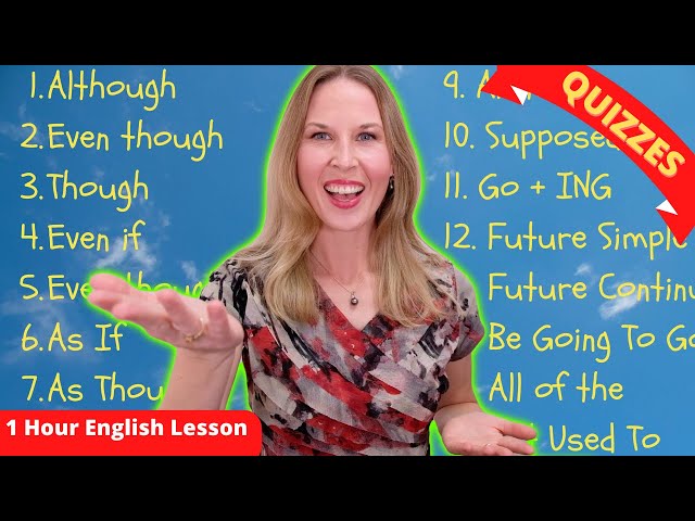 ONE HOUR ENGLISH LESSON - Advanced English Grammar (FIX These Common GRAMMAR MISTAKES)