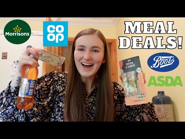 Eating Meal Deals From Different UK Shops!