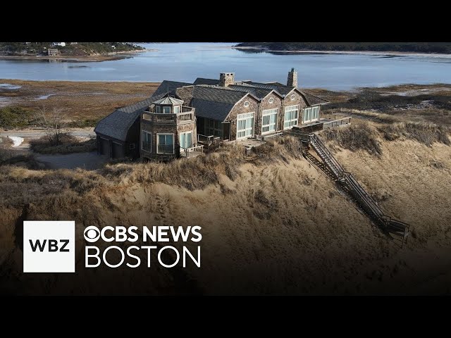 Luxury home overlooking Cape Cod Bay is in danger of collapsing