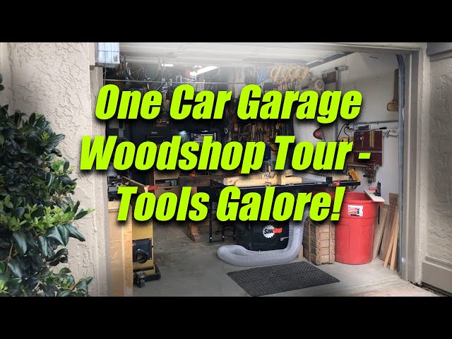 Small, One Car Garage Workshop Tour (July, 2020) -  Boy, Have Things Changed!