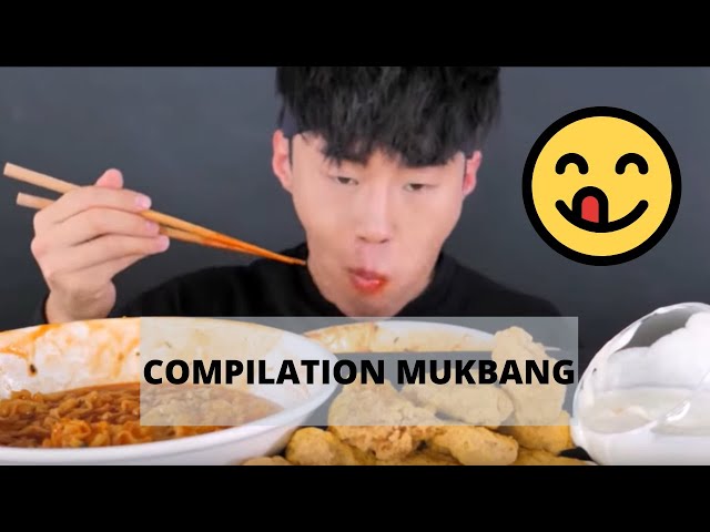 Eating show compilation ASMR | mukbang - eating sound | You'll feel hungry immediately