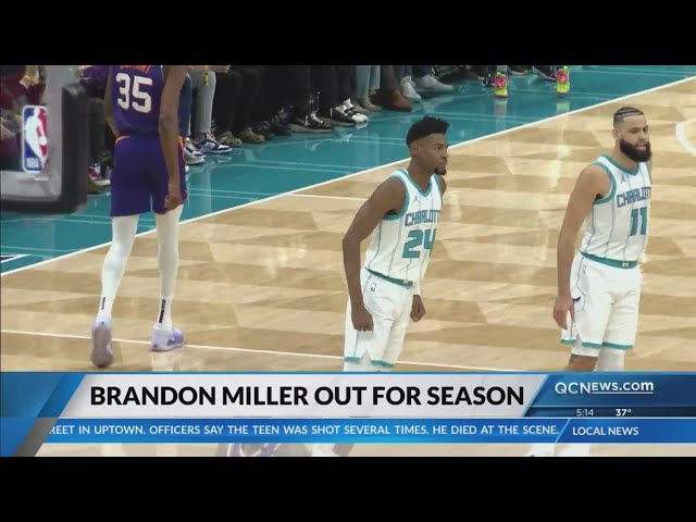 Hornets wing Brandon Miller out for season after surgery