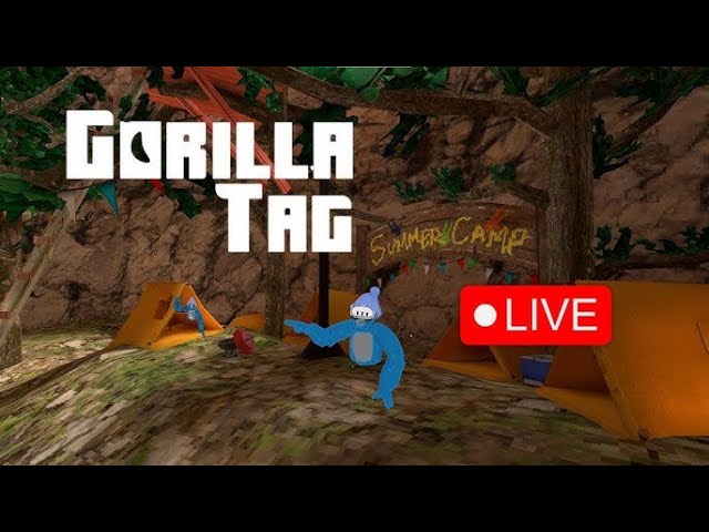 (LIVE) GORILLA TAG VR LIVE. HITTING 13K SUBS (Mini games in stream)