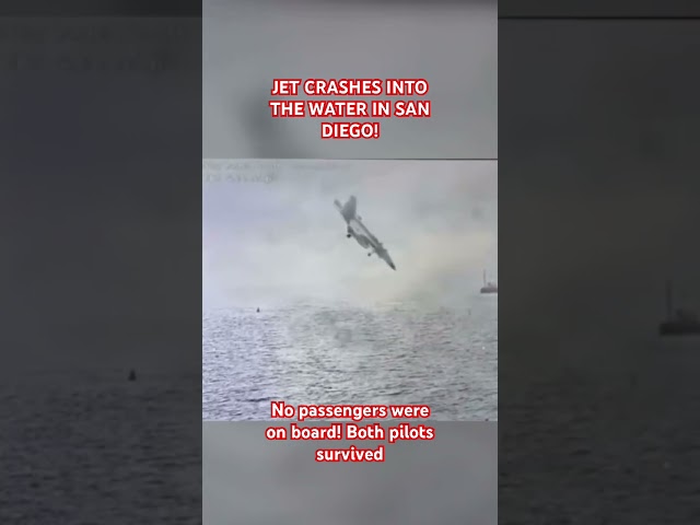 Was that the hand of God saving 2 pilots after their jet crashed into the water?? WATCH THIS