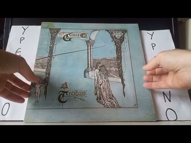 Genesis: Trespass LP Original Gatefold 1970 Charisma Records CAS 1020. Inner with lyrics.