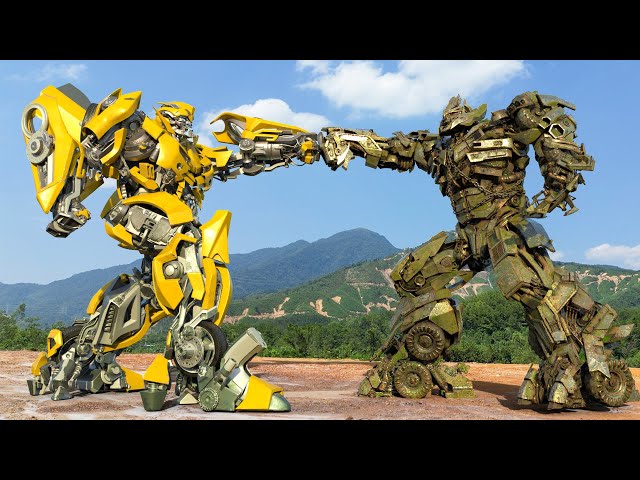 Transformers: Dark Of The Moon - Bumblebee vs Megatron Fight Scene | Paramount Pictures [HD]