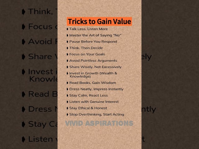 Tricks To Gain Value ! #psychology #psycologyfacts #quotes #psychologytopics #motivation  #education