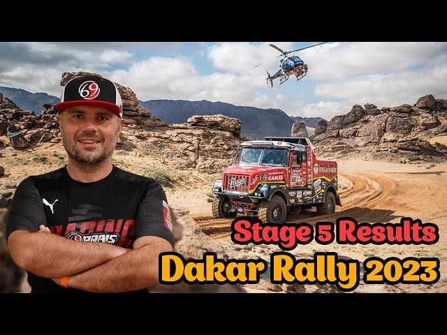 Dakar Rally 2023 - Ales Loprais Winner Stage 5 - Trucks Results