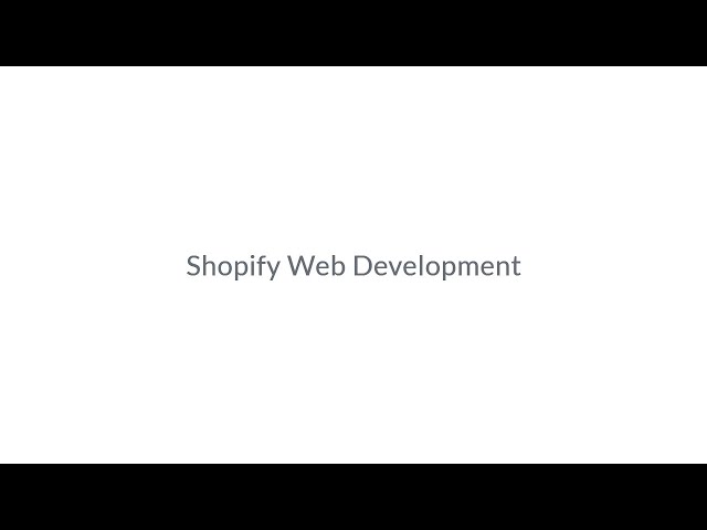 Shopify Development Build Shopify Website Shopify Website Development