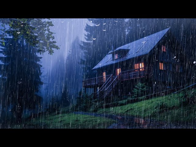 Heavy Rain To Sleep Immediately - Let The Sound Of Rain Wash Away Your Sadness Tonight - Study, ASMR