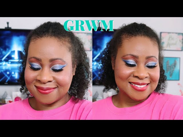 GRWM Step By Step Makeup Routine for July 4th Red White & Blue Eyeshadow | Full Face