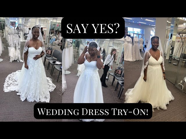 Trying on Wedding Dresses! Finding The One- Bridal Dress Shopping Vlog