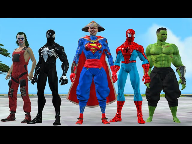 Team 5 Superheroes pro | story Spider Man vs vs Avengers vs Hulk vs Batman vs Zombie Superman