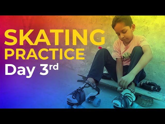 Reyansh Kashyap Skating Shoes 3rd Day | Skating Shoes Video| Skating Shoes Practice with Fun