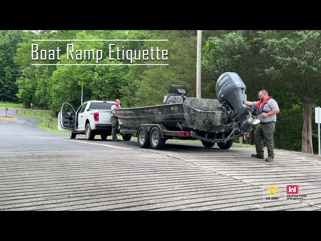 Boat Ramp Etiquette