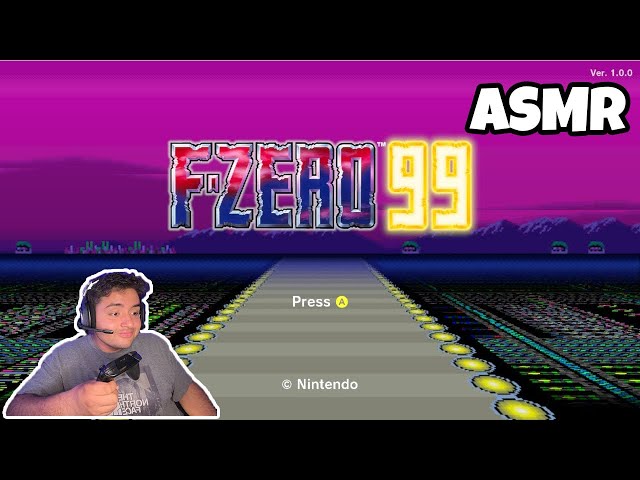 playing F ZERO 99 gameplay 🎮🏎️ ASMR