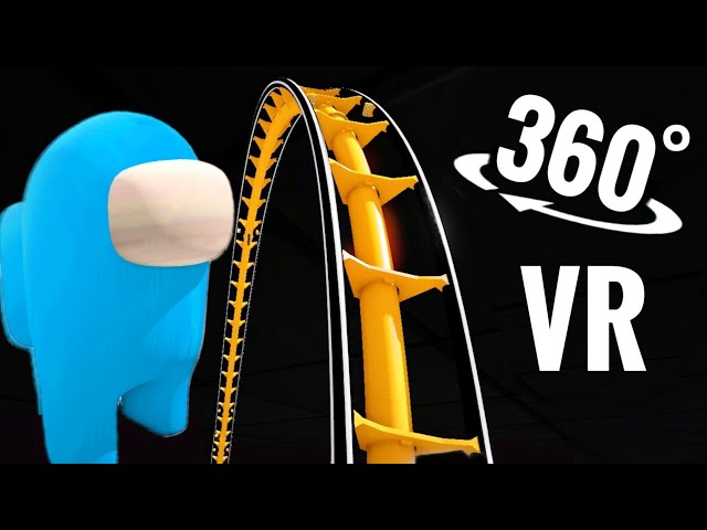 360° Video | Among Us VR Roller Coaster 3D Virtual Reality Imposter 360 độ