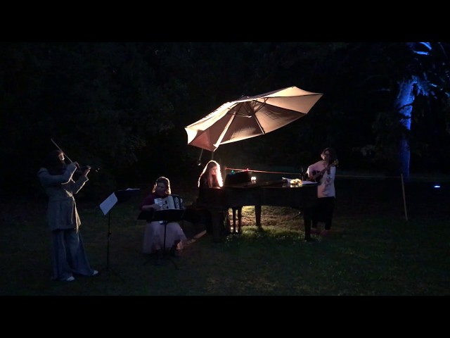 Quinta Tango playing "Libertango" @  SF Night Garden Piano event