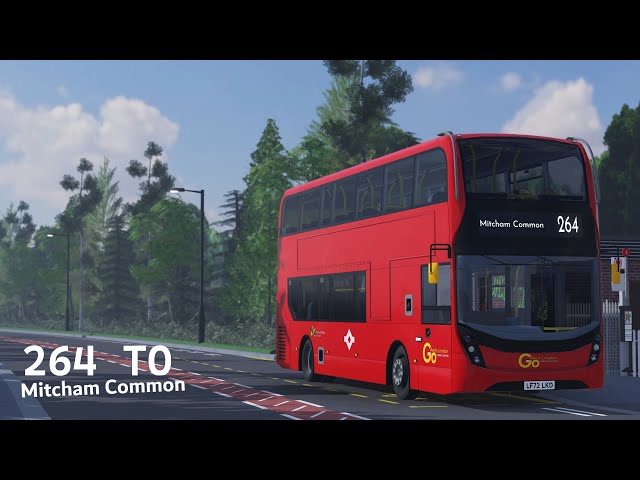 264 to Mitcham Common on LF72LKD | Croydʚn: The London Transport Game