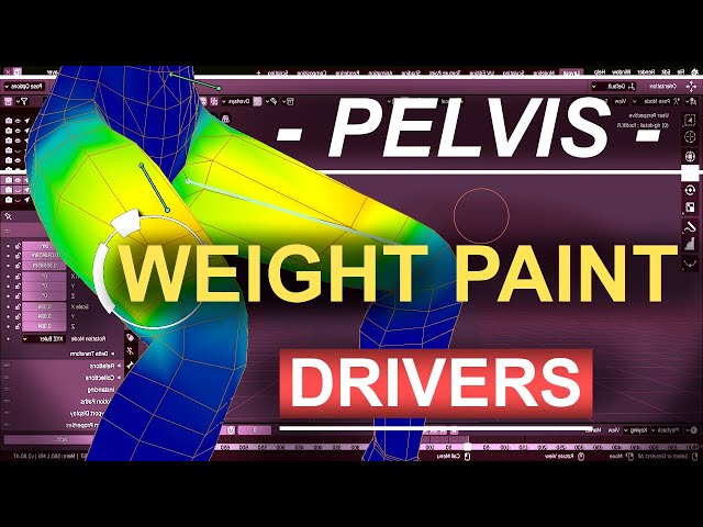 Blender 2.82 : Pelvis Weight Paint Drivers (In 2 Minutes)