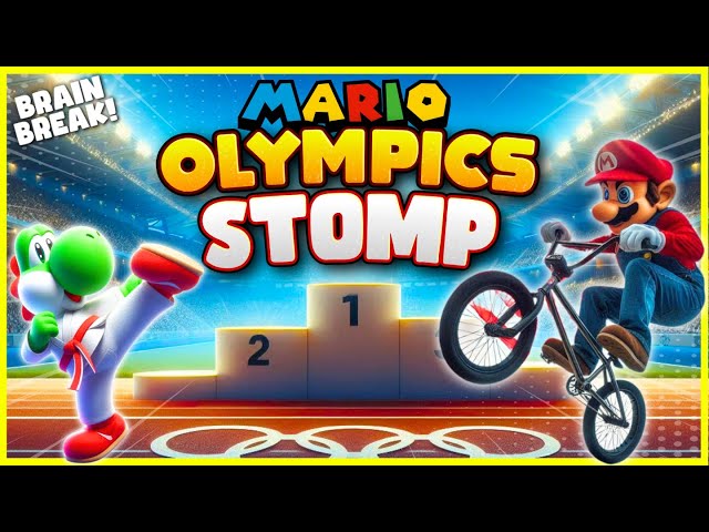 Mario Olympics Stomp! 🥇 Summer Brain Break 🥇 Just Dance 🥇 Danny GoNoodle 🥇 Freeze Dance