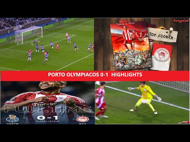 PORTO - OLYMPIACOS 0-1 | LEAGUE PHASE EUROPA LEAGUE | HIGHLIGHTS | #highlights #olympiakos #porto