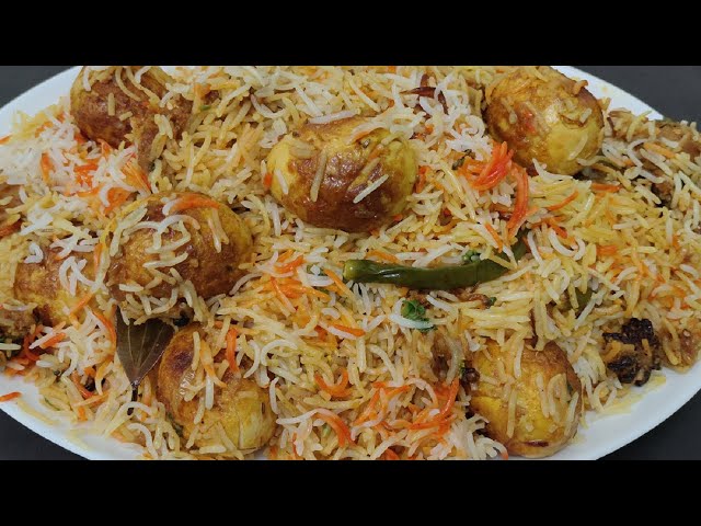 How to make Egg Biryani | Easy Egg Dum Biryani Restaurant Style | अंडा बिरयानी रेसिपी