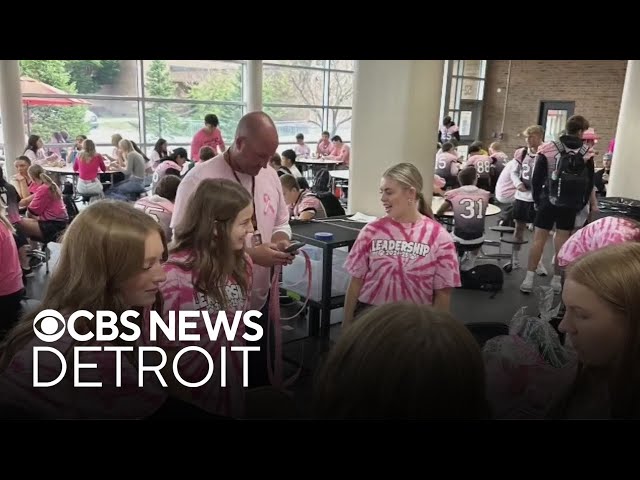 Michigan high school raises $85,000 during "Pink Week"